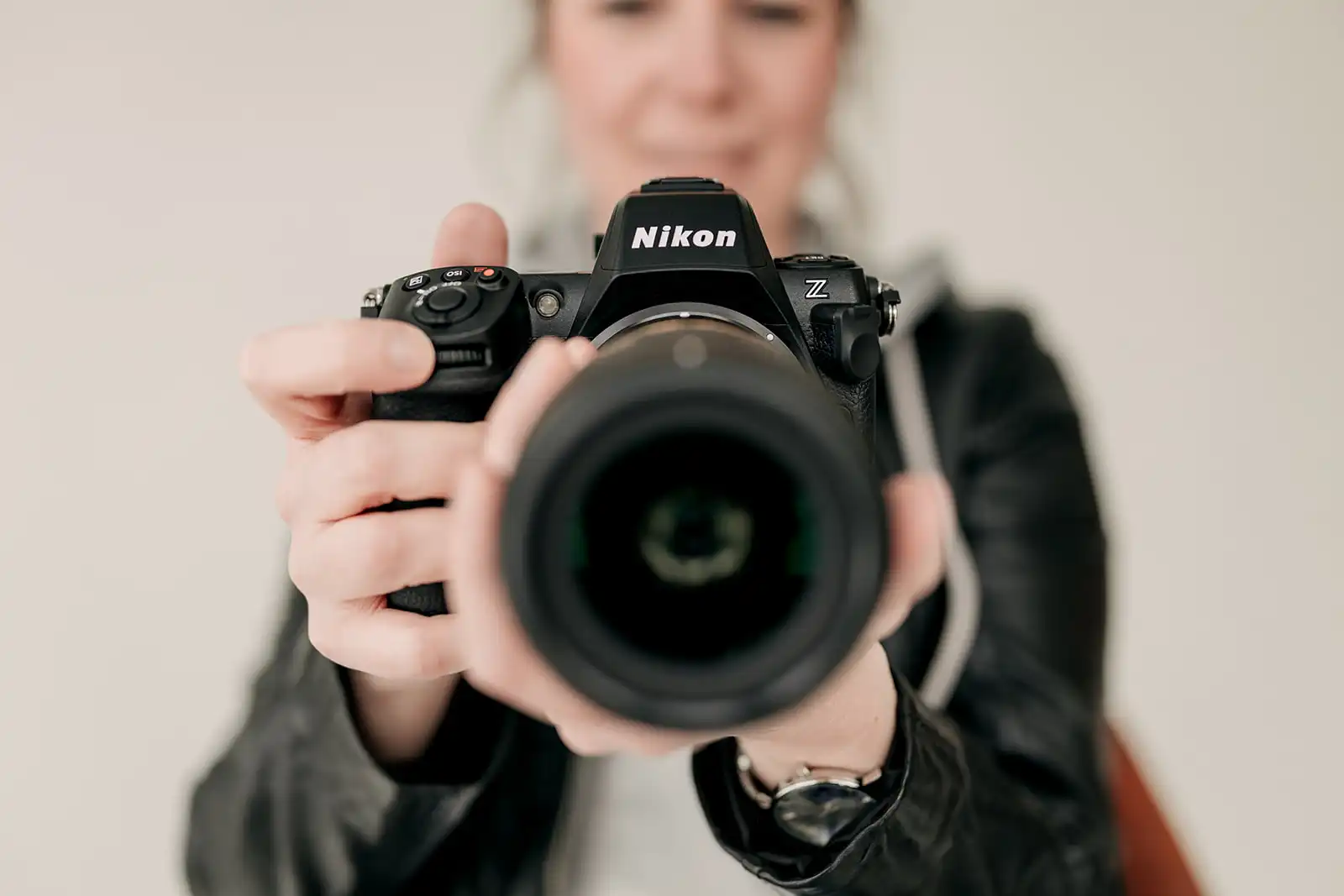 Saskia beim Shooting